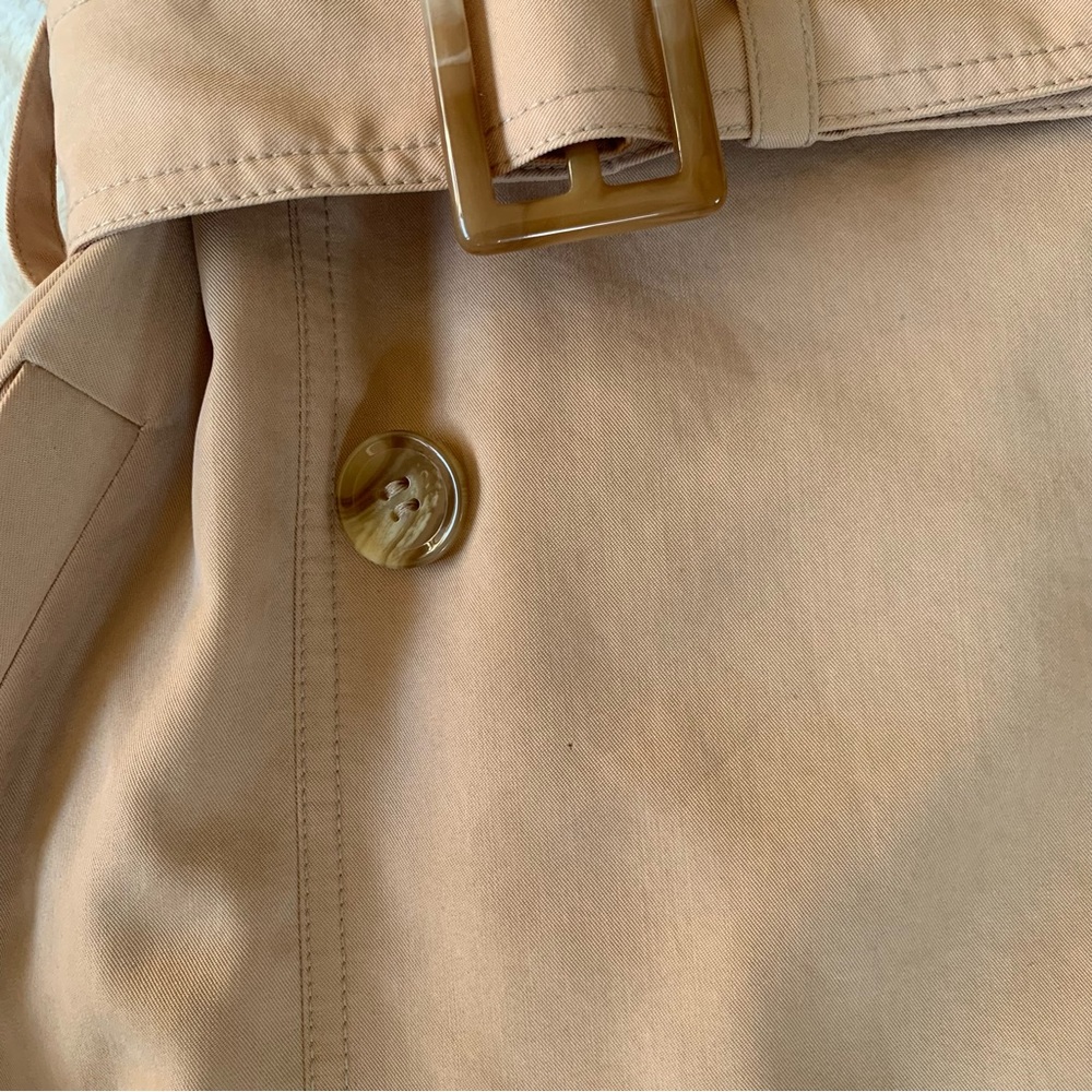 FOREVER 21 Peach Trench Coat XS - Picture 10 of 11
